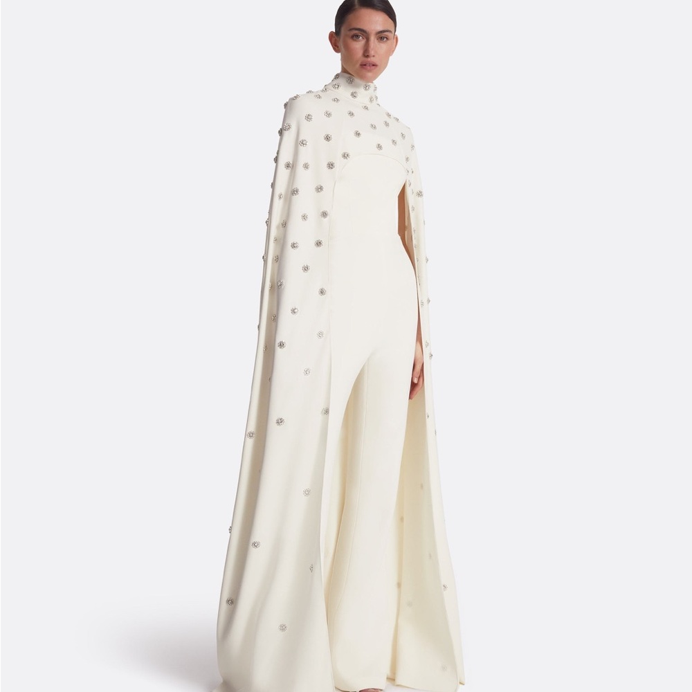 SAFIYAA Evening Crepe Long Cape